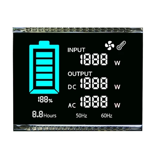 מסך LCD מגזר VA מותאם אישית לאחסון אנרגיה ובנק כוח