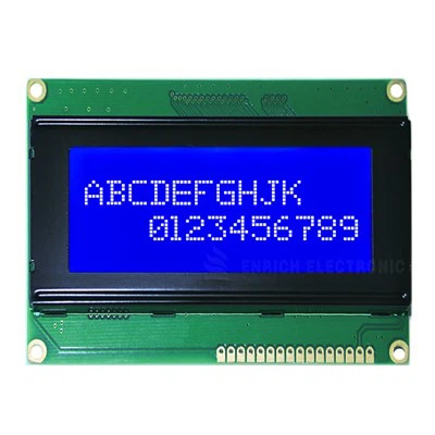 תצוגת LCD בגודל 20x4 תווים