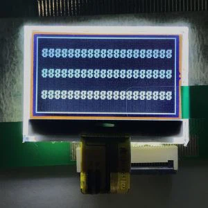 רקע שחור 128x64 LCD