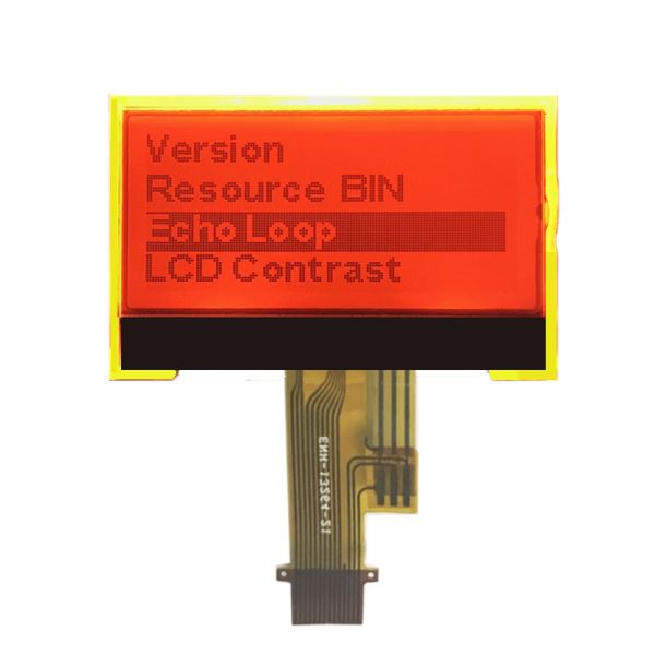 Lcd גרפי 128X64 עם תאורה אחורית כתומה וכחולה
